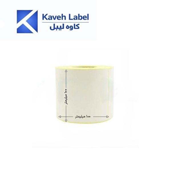 لیبل صدفی 100×100 میلیمتر تک ردیف 1000 عددی