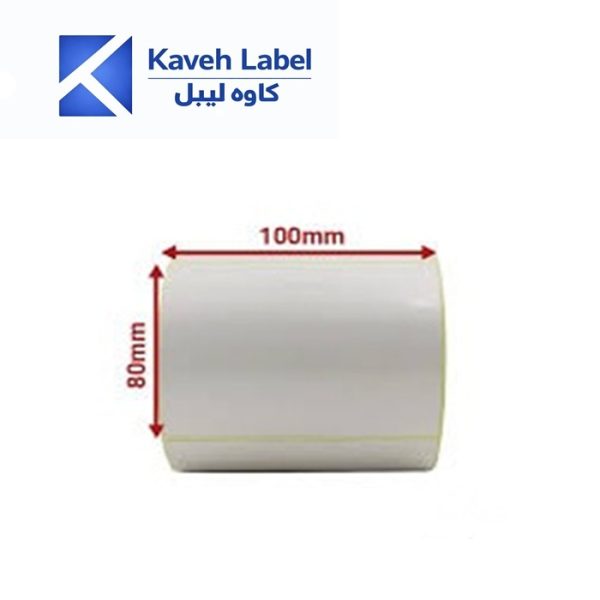 لیبل صدفی 80×100 میلیمتر تک ردیف 500 عددی