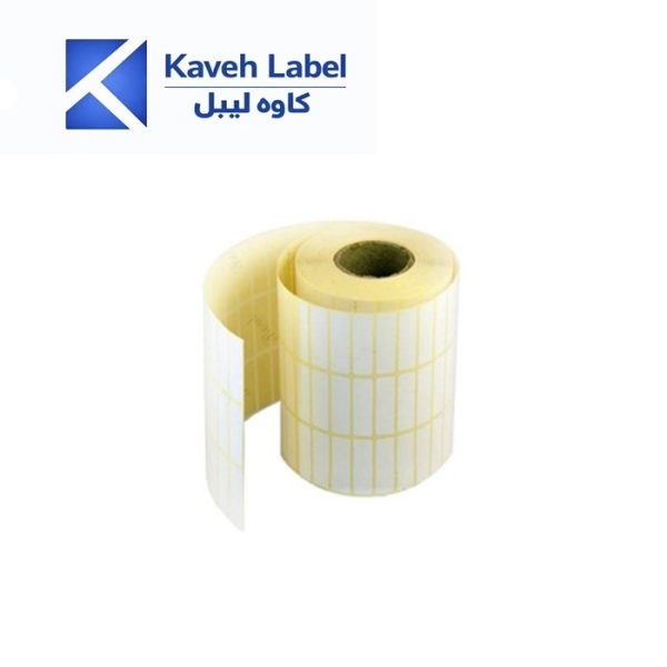 لیبل کاغذی 30×15 میلیمتر سه ردیف 10000 عددی