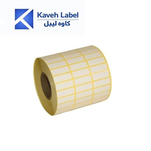 لیبل کاغذی 30×15 میلیمتر سه ردیف 10000 عددی