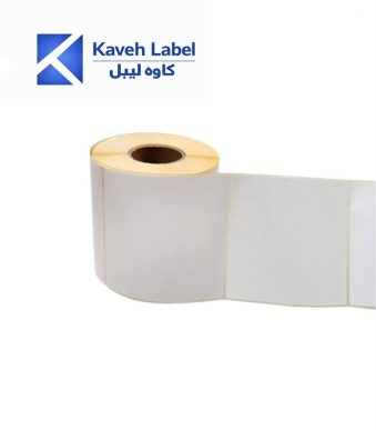 لیبل کاغذی 100×100 میلیمتر تک ردیف 500 عددی