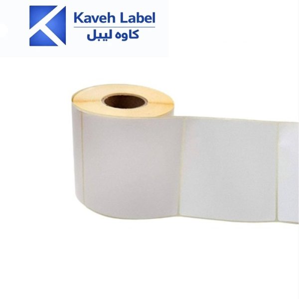 لیبل کاغذی 100×100 میلیمتر تک ردیف 500 عددی