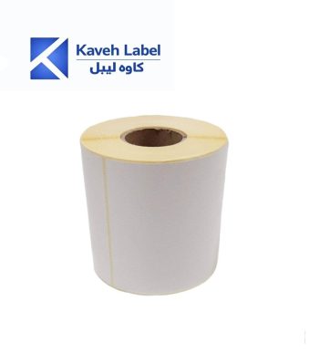 لیبل کاغذی 100×100 میلیمتر تک ردیف 500 عددی