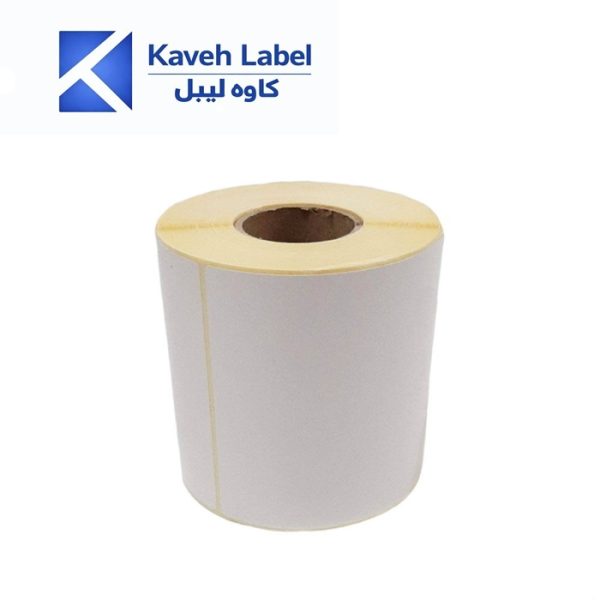 لیبل کاغذی 100×100 میلیمتر تک ردیف 500 عددی