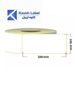 لیبل کاغذی 200×100 میلیمتر تک ردیف 300 عددی