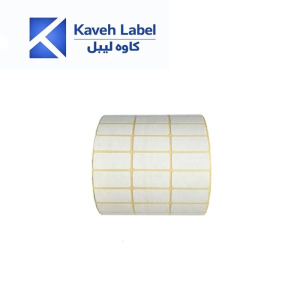 لیبل کاغذی 30×15 میلیمتر سه ردیف 10000 عددی
