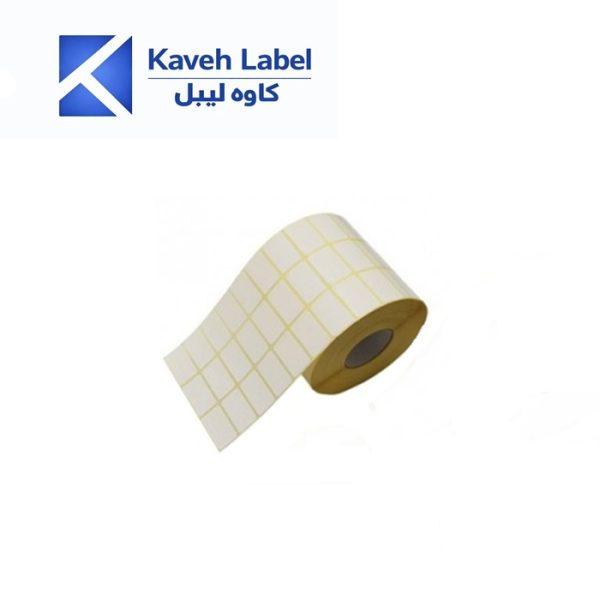 لیبل کاغذی 31×21 میلیمتر سه ردیف 6000 عددی