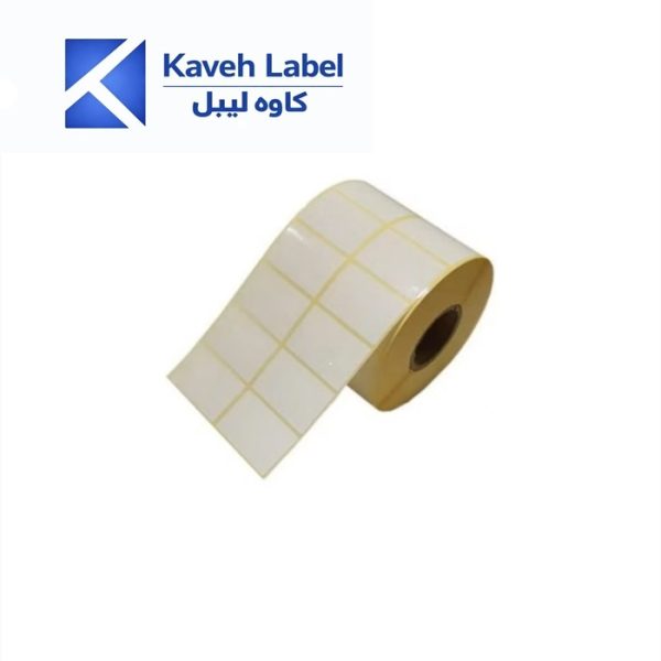 لیبل کاغذی 25×50 میلیمتر دو ردیف 4000 عددی