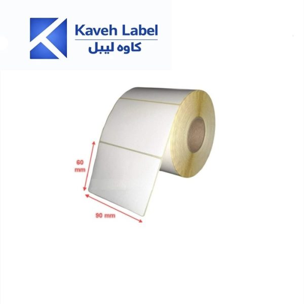لیبل کاغذی 60×90 میلیمتر تک ردیف 1000 عددی