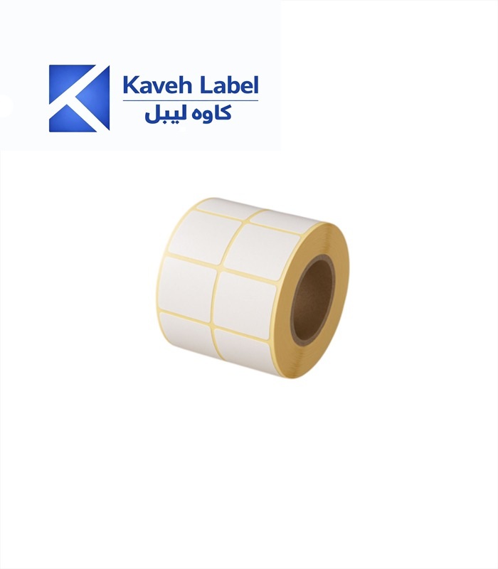 لیبل کاغذی 50×70 میلیمتر دو ردیف 1500 عددی لیبل کاغذی 50×70 میلیمتر دو ردیف 1500 عددی